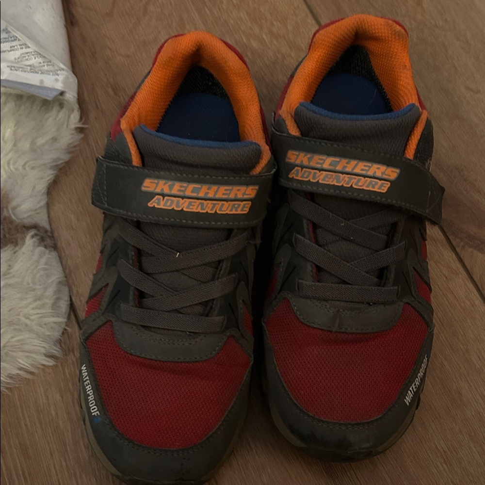 Skechers Adventure Kids Sneakers - Red and Orange